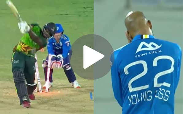 [Watch] Roston Chase's Hilarious Baby Dance After He Cleans Up Mayers In CPL 2024
